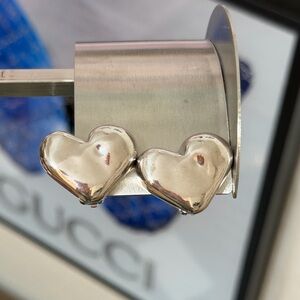 Givenchy Heart Clip On Earrings